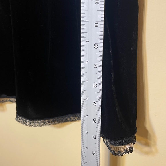 All Saints Black Lace Trim Cami Top - Picture 5 of 5